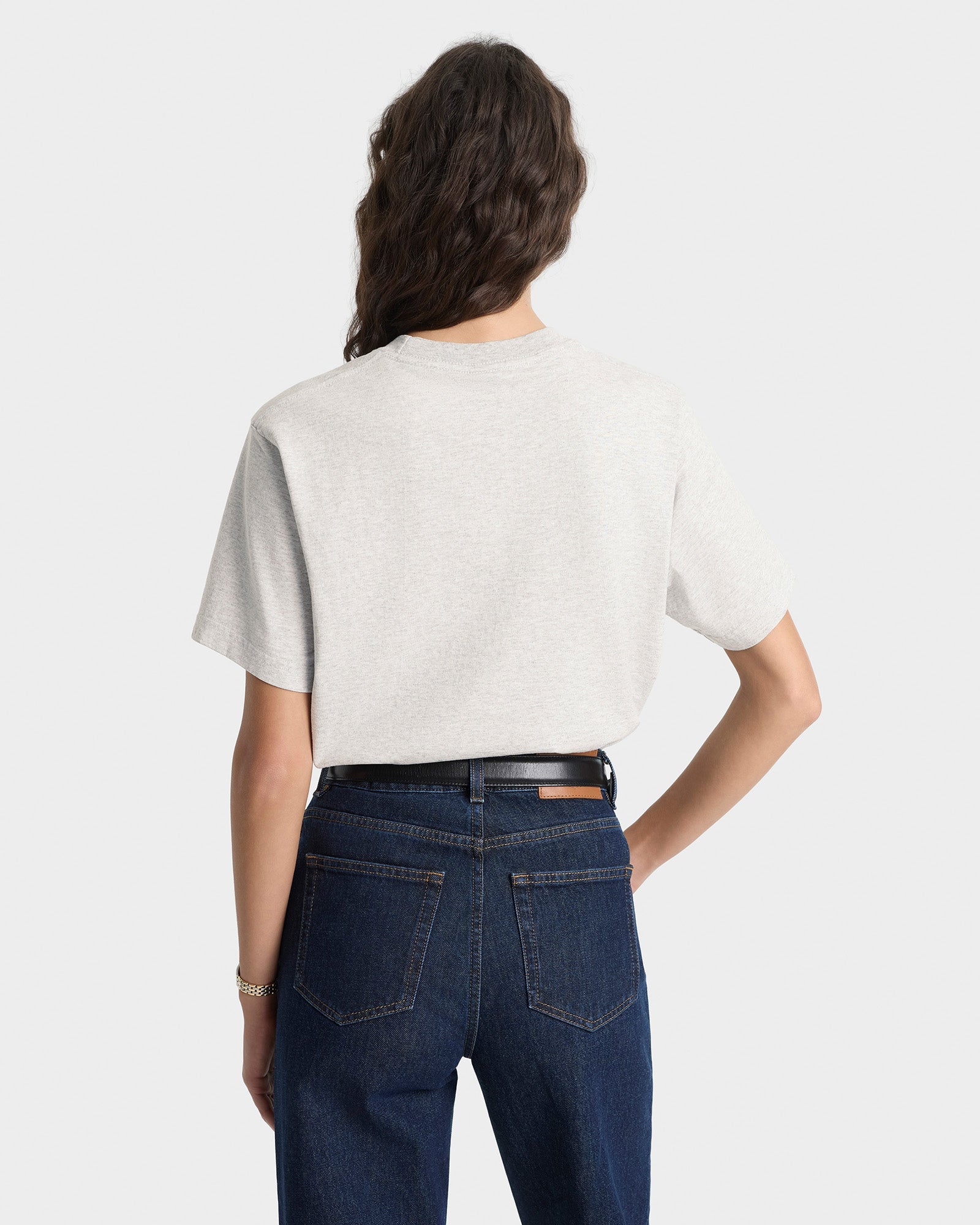 Yale Classic T-shirt - Heather Gray/Navy