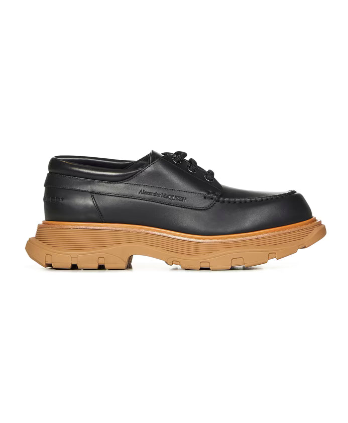 Black Laced Derby Shoes AW24