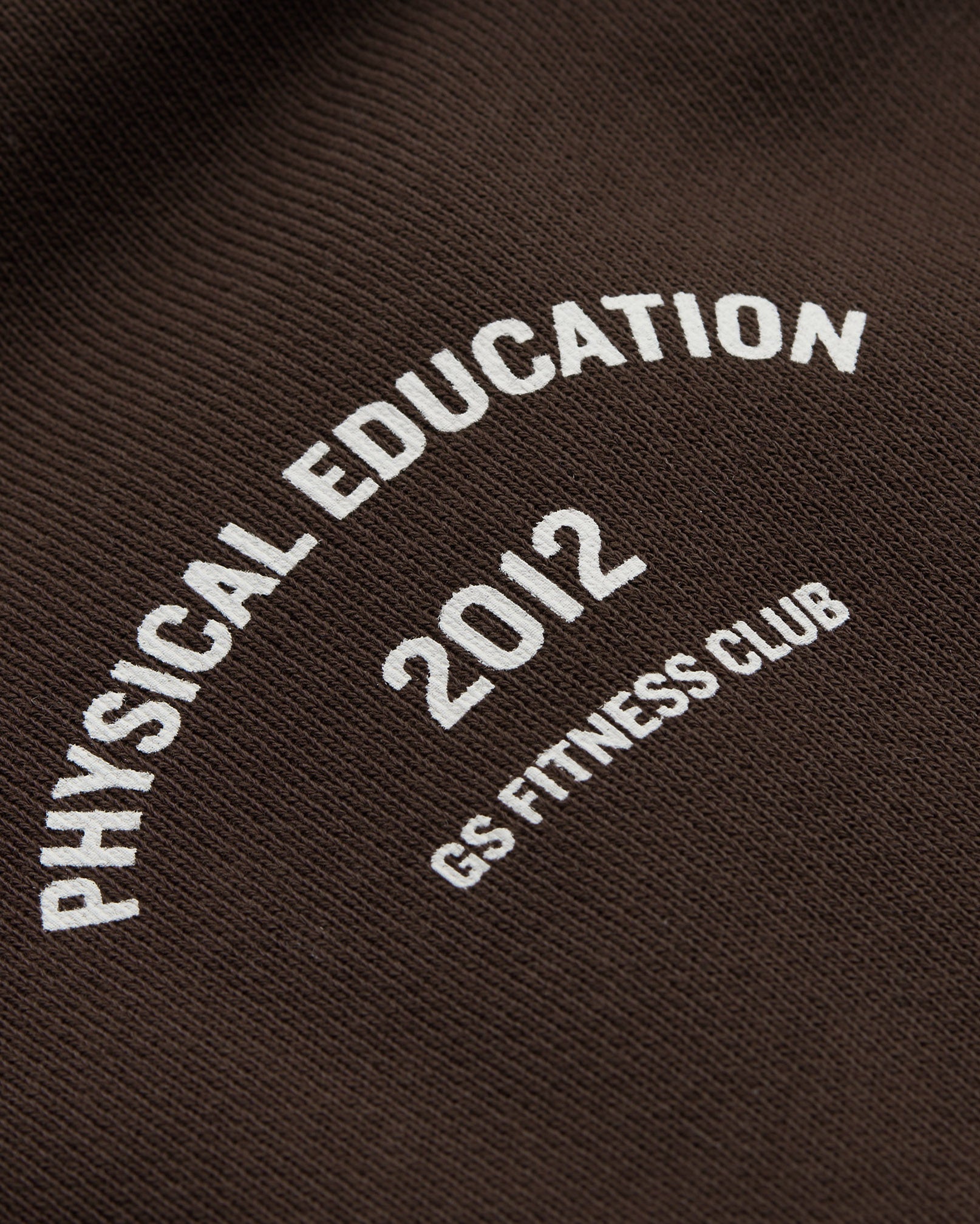 Gymshark Phys Ed Graphic Hoodie - Archive Brown