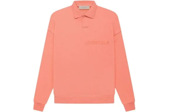 Essentials Long Sleeve Tee Coral