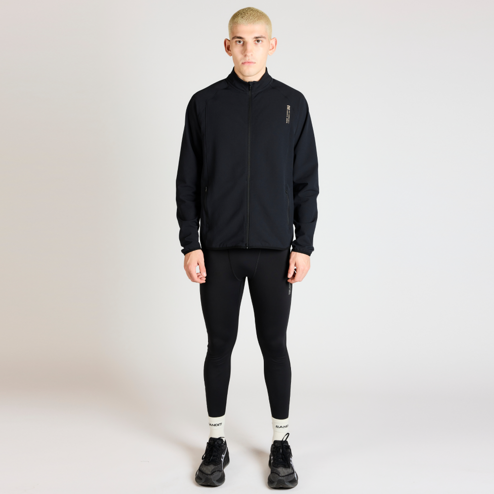 Windproof AuraGrid™ Jacket - Black