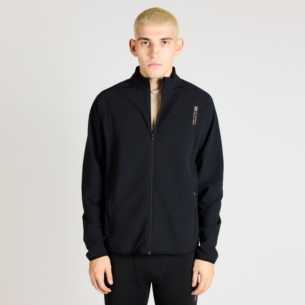 Windproof AuraGrid™ Jacket - Black