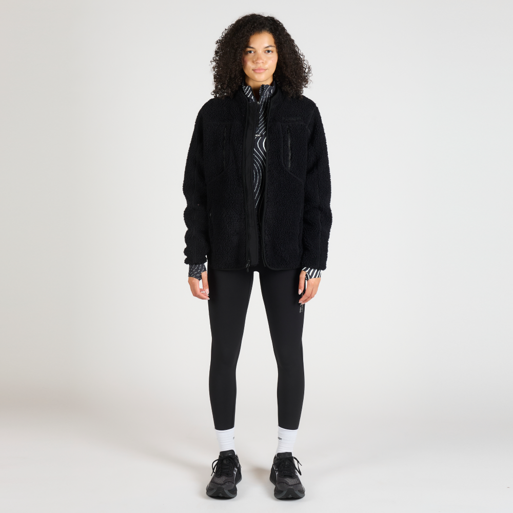 Iceland Fleece Jacket, Unisex - Black