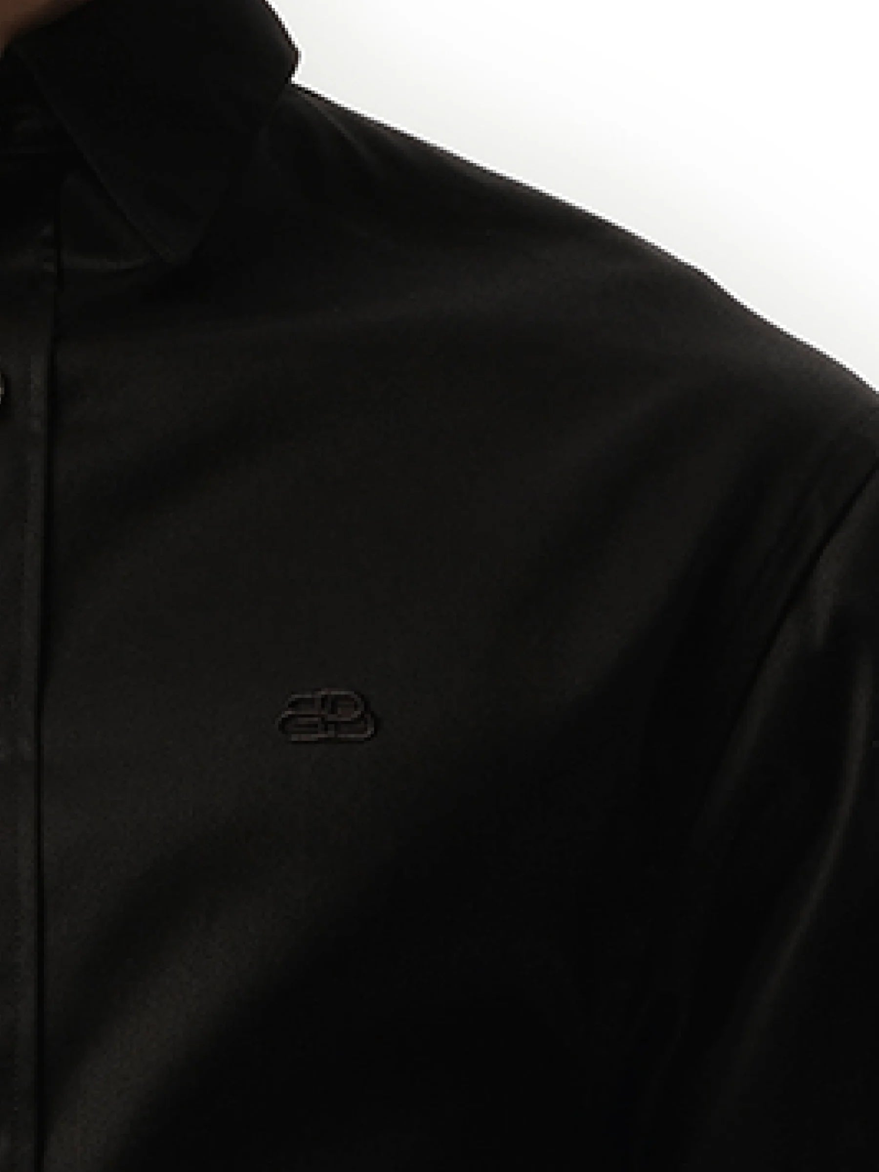 Pulled Long Sleeve Shirt in Black