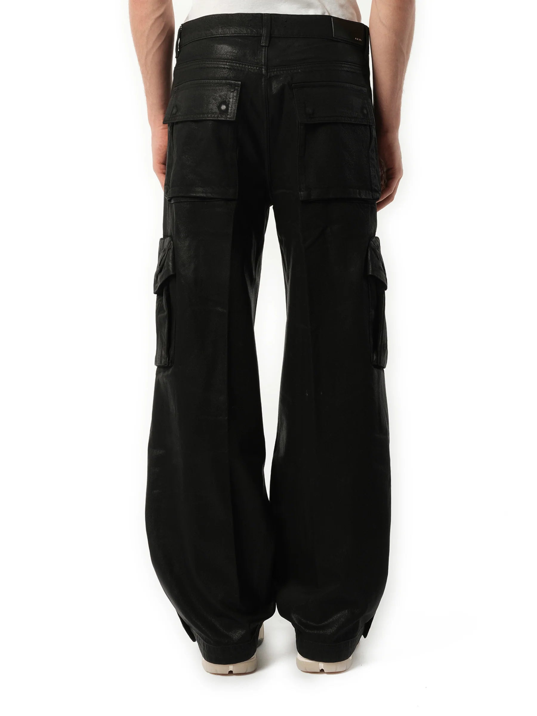 Wax M65 Baggy Cargo Pants in Black OD