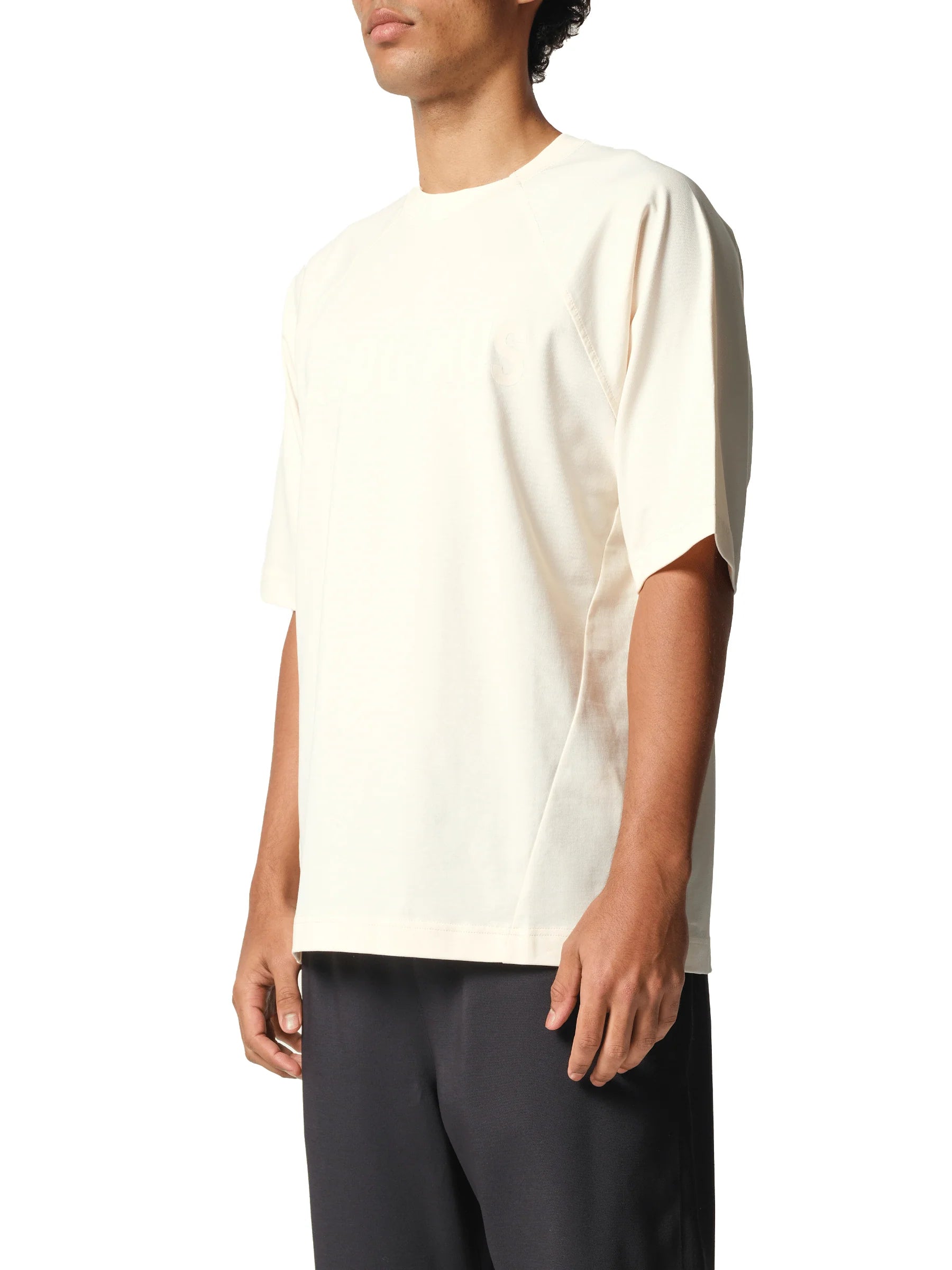 Le T-Shirt Typo in Light Beige