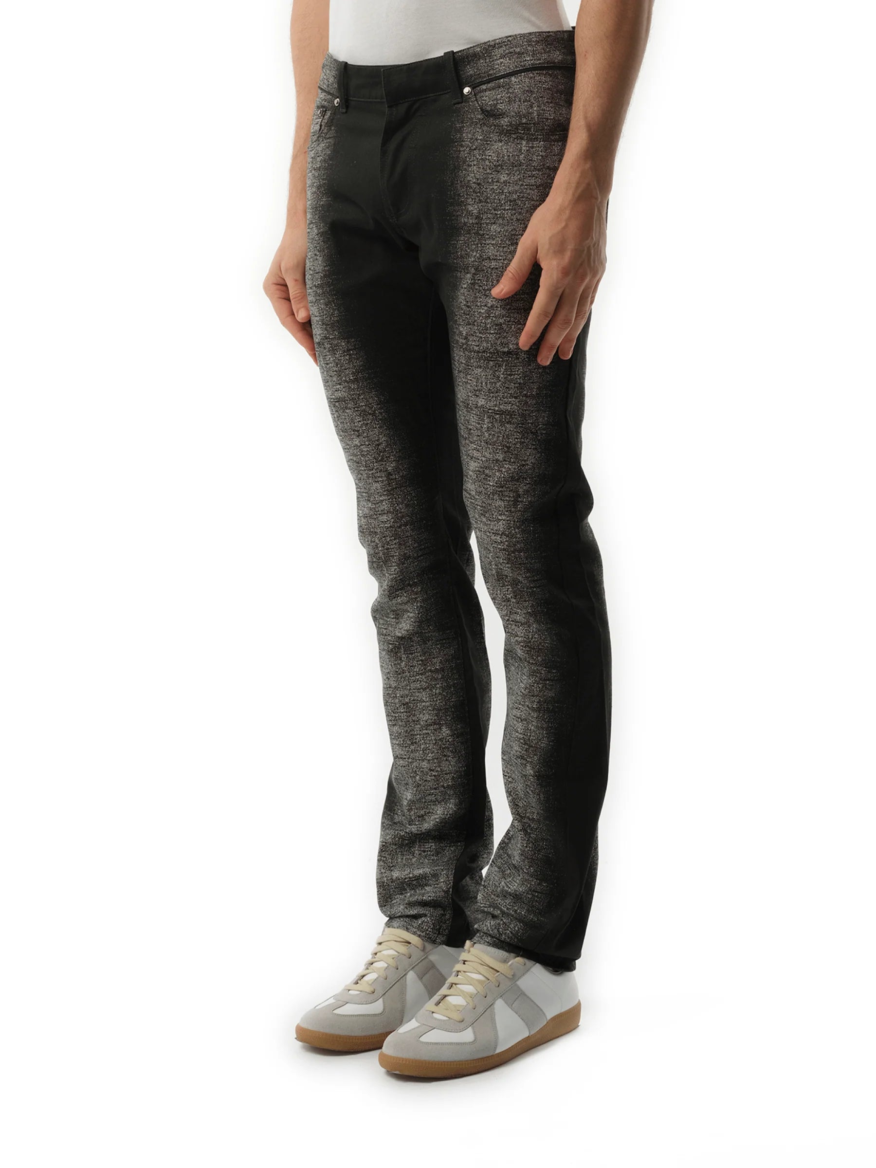 Denim Imprime Jeans in Black