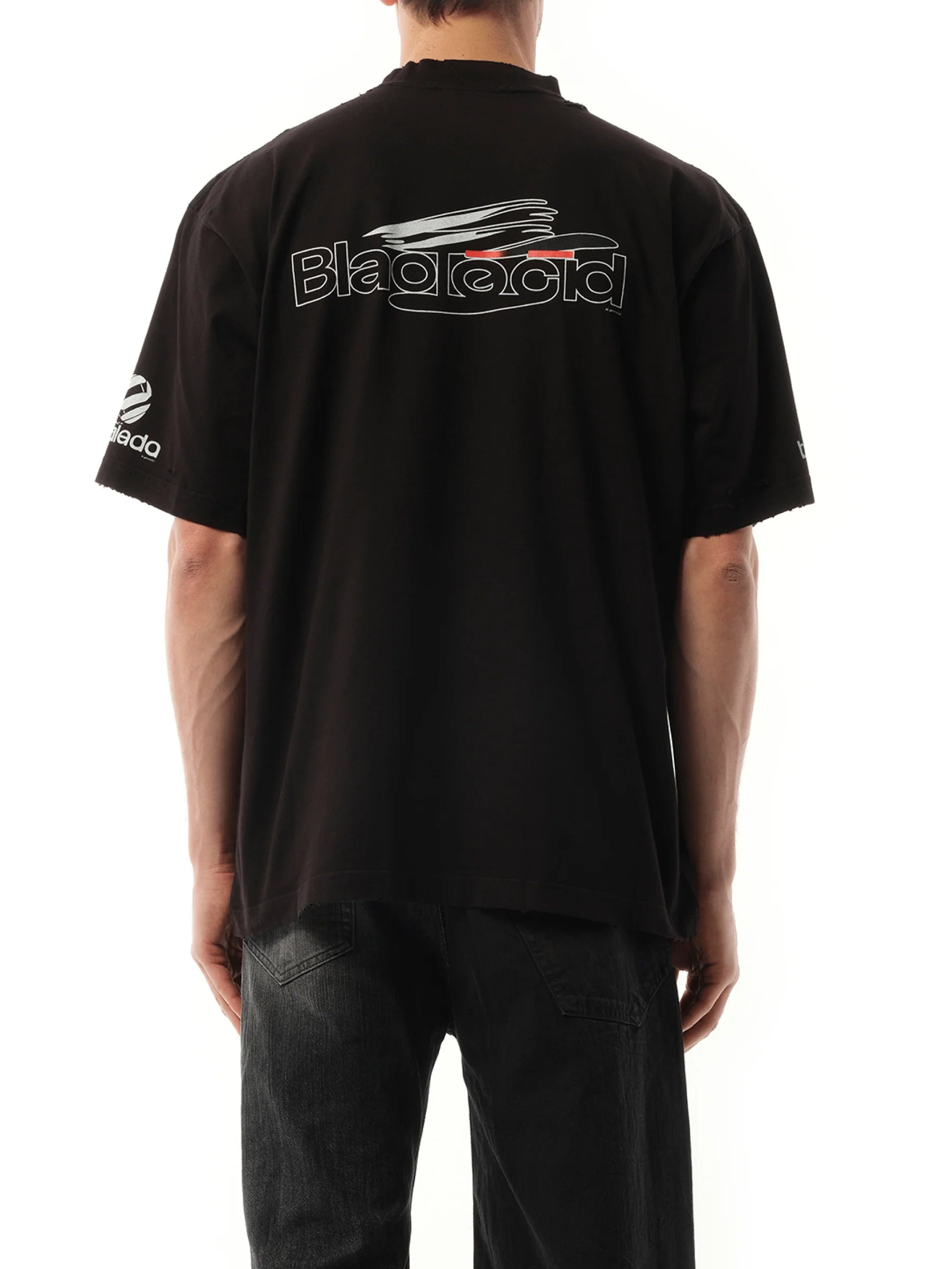 AI Generated Medium Fit T-Shirt in Black/White
