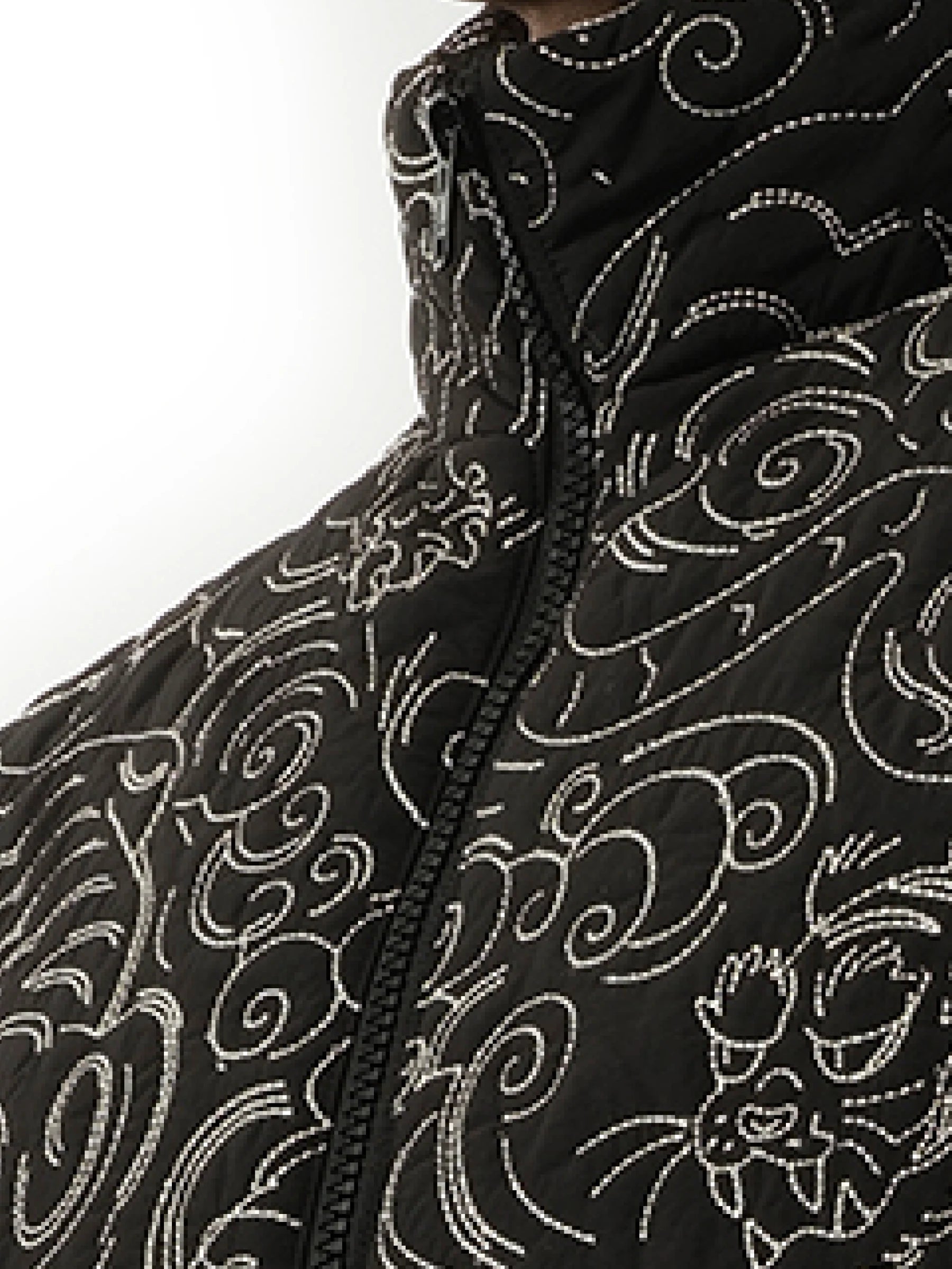 Kenzo Star Tiger Down Jacket in Black