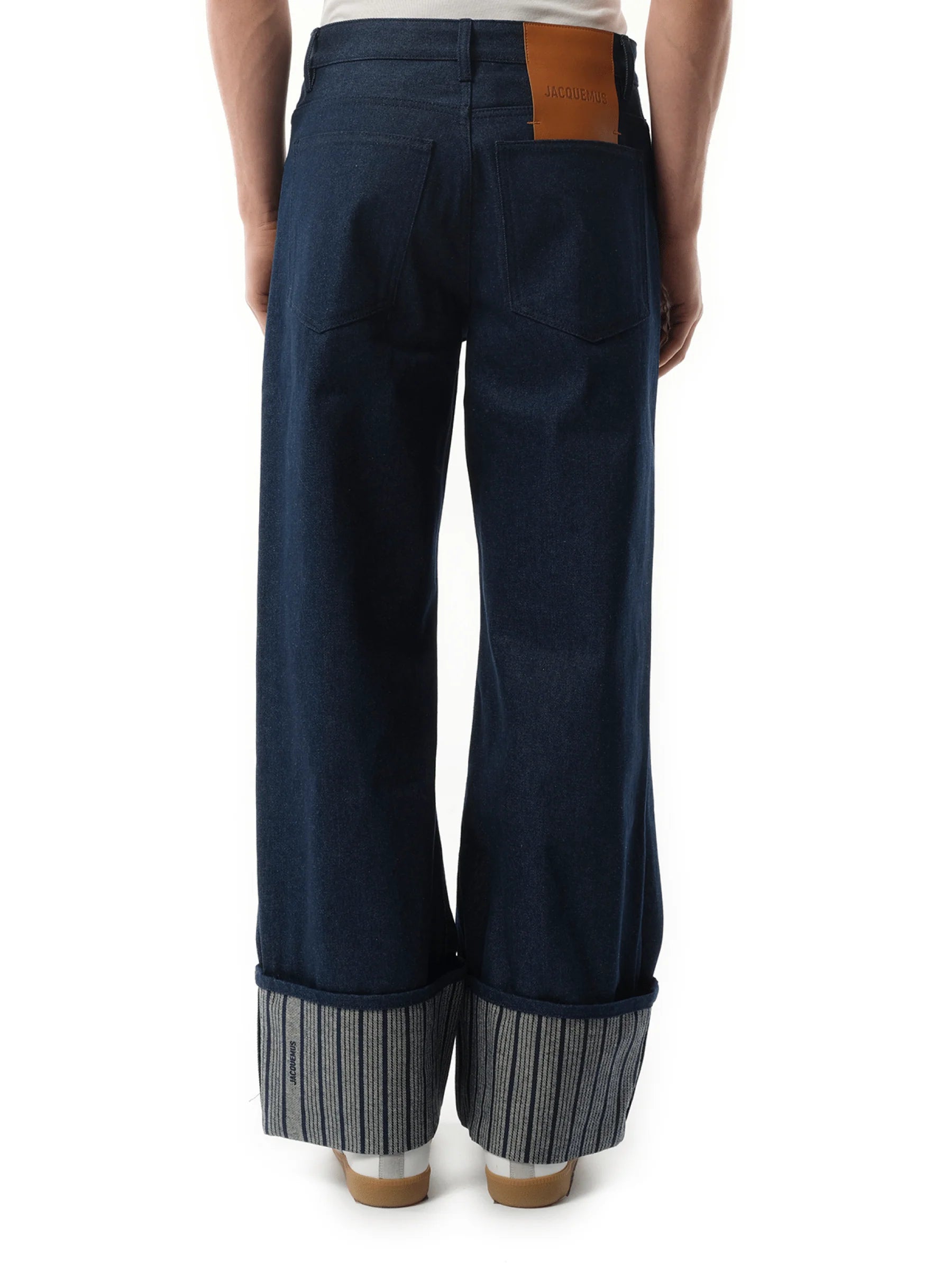 Le De-Nimes Large in Navy/Navy Stripe