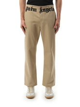 Classic Logo Chino Pants in Hazelnut/Off White