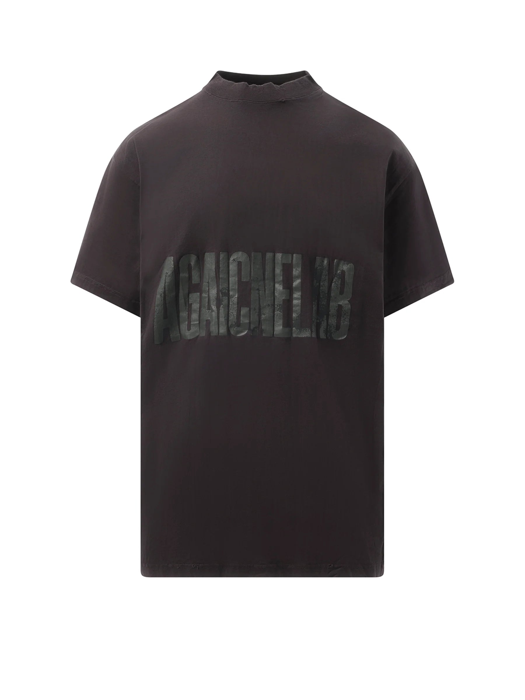 AGAICNELAB Oversized T-Shirt in Washed Black/Anthracite
