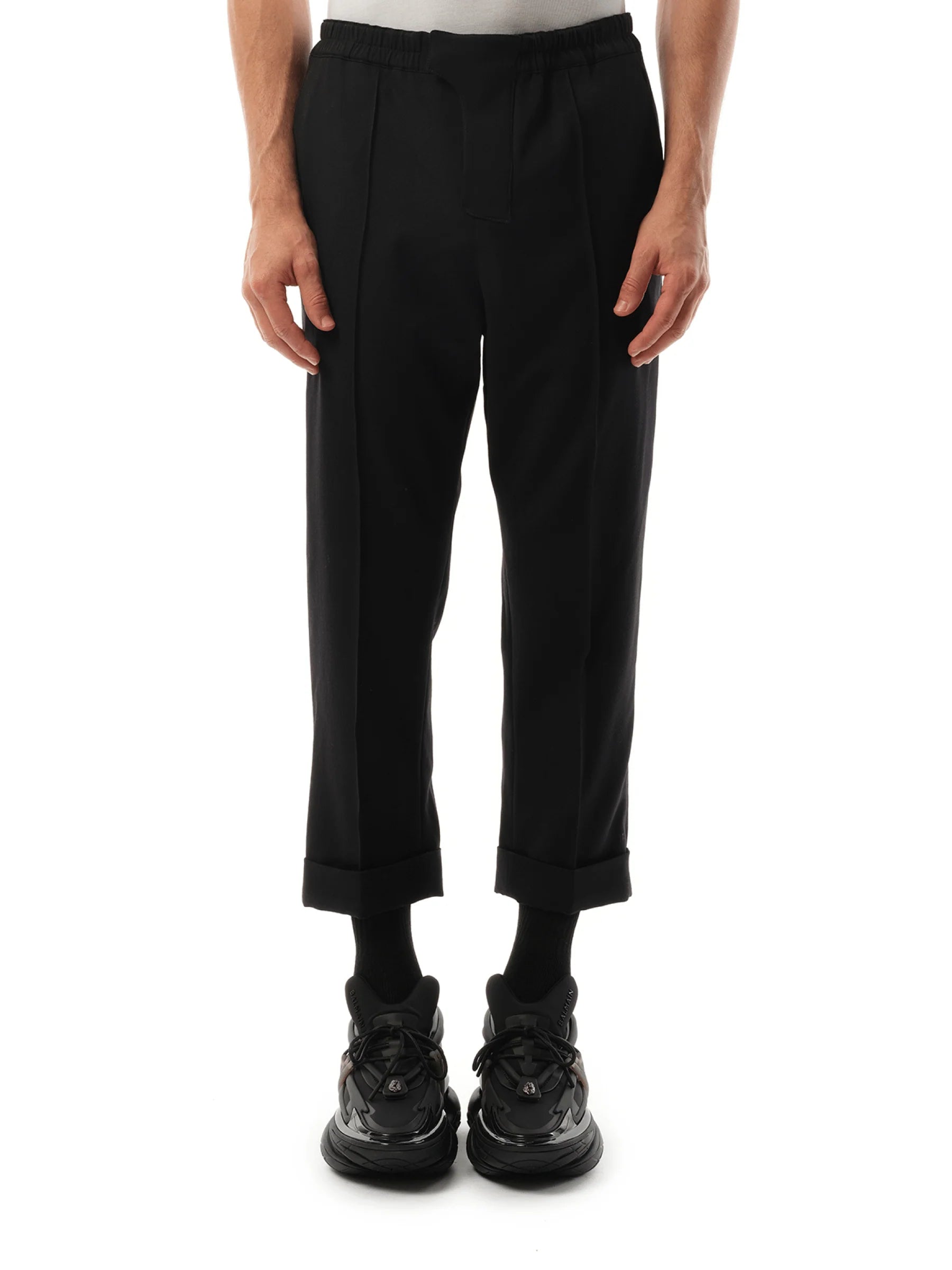 Tailored GDP Slouch Pants in Black