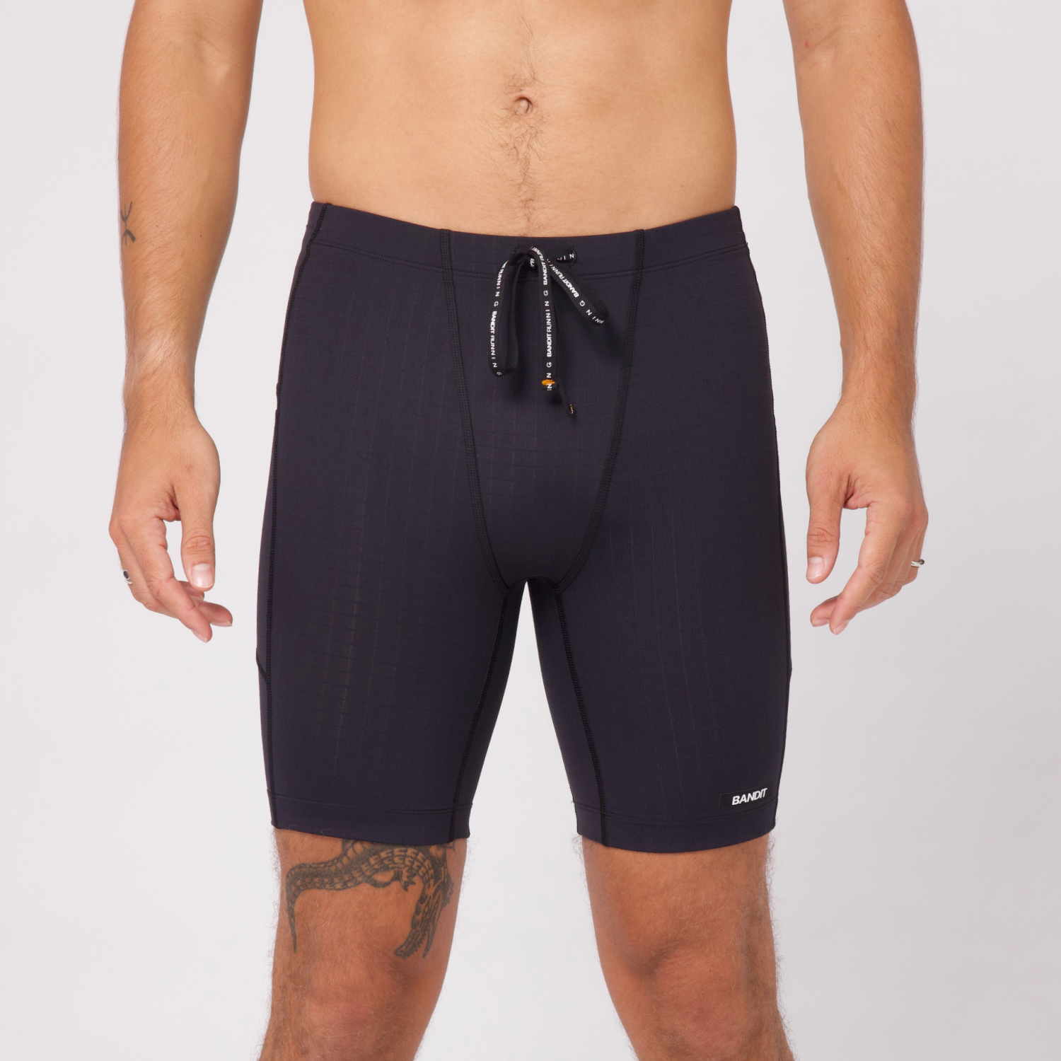 Gridlock™ 7 Pocket Half Tights - Black