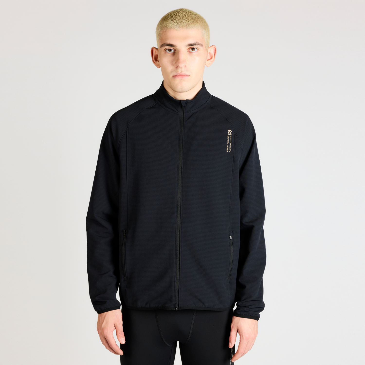 Windproof AuraGrid™ Jacket - Black