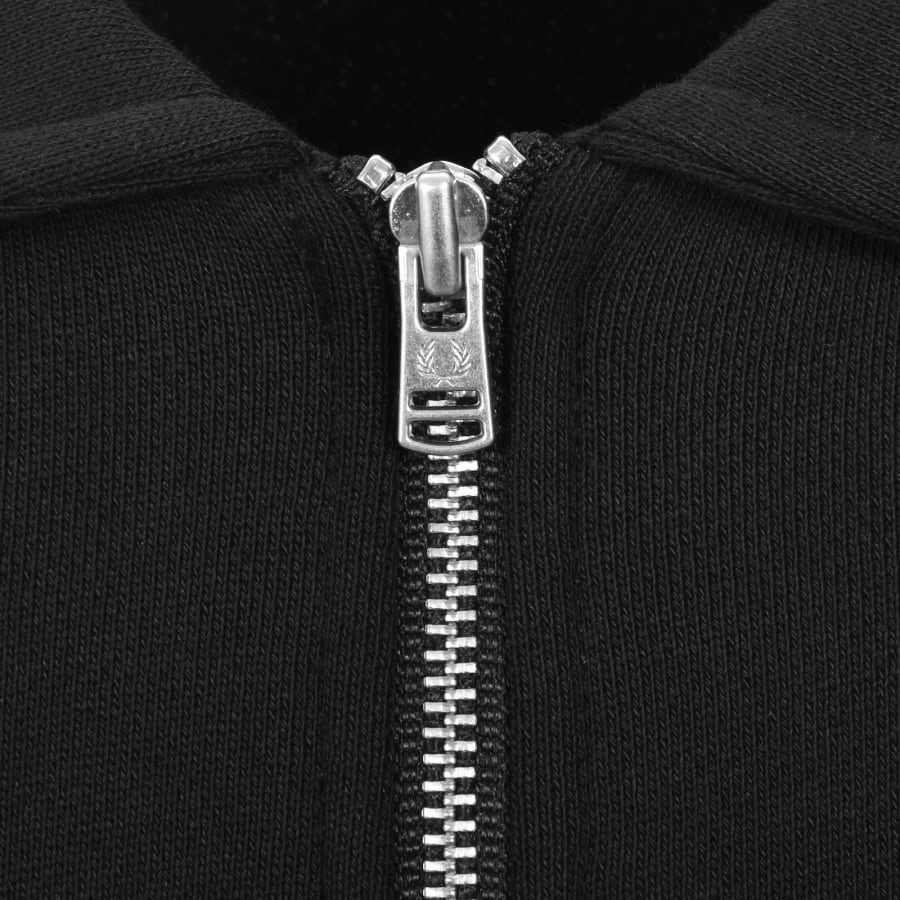 Fred Perry Collared Sweatshirt Black