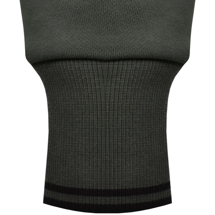 Fred Perry Collared Sweatshirt Green