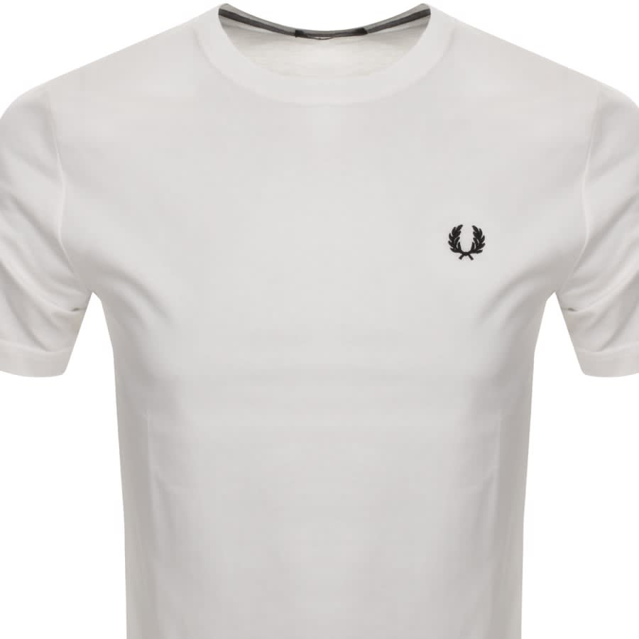 Fred Perry Crew Neck T Shirt White