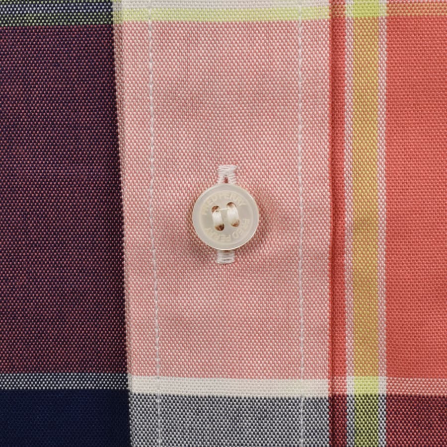 Fred Perry Madras Shirt Dusky Blue