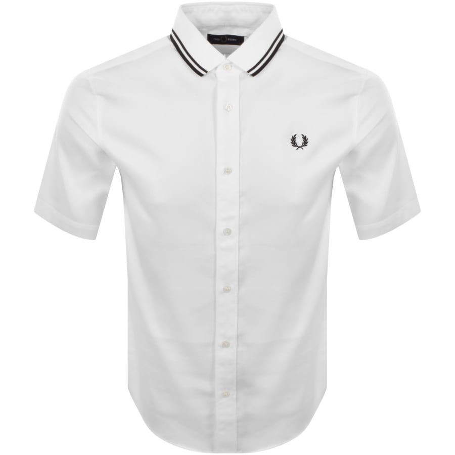 Fred Perry Polo Collar Shirt White