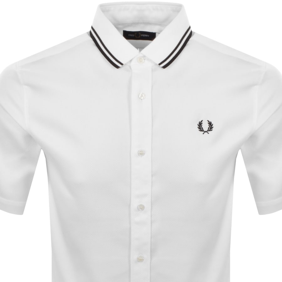 Fred Perry Polo Collar Shirt White