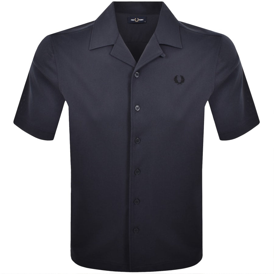 Fred Perry Revere Coller Shirt Blue