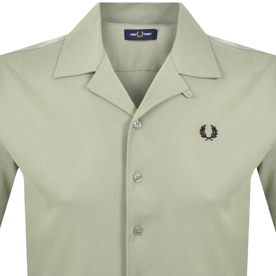 Fred Perry Revere Coller Shirt Green