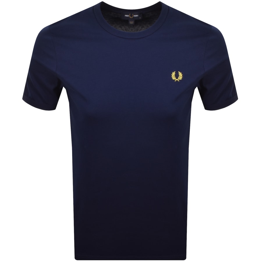 Fred Perry Ringer T Shirt French Navy