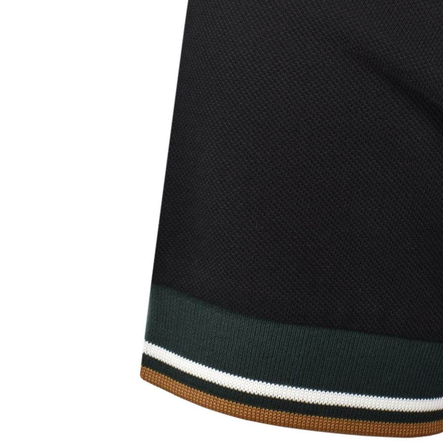 Fred Perry Twin Tipped Cuff T Shirt Black