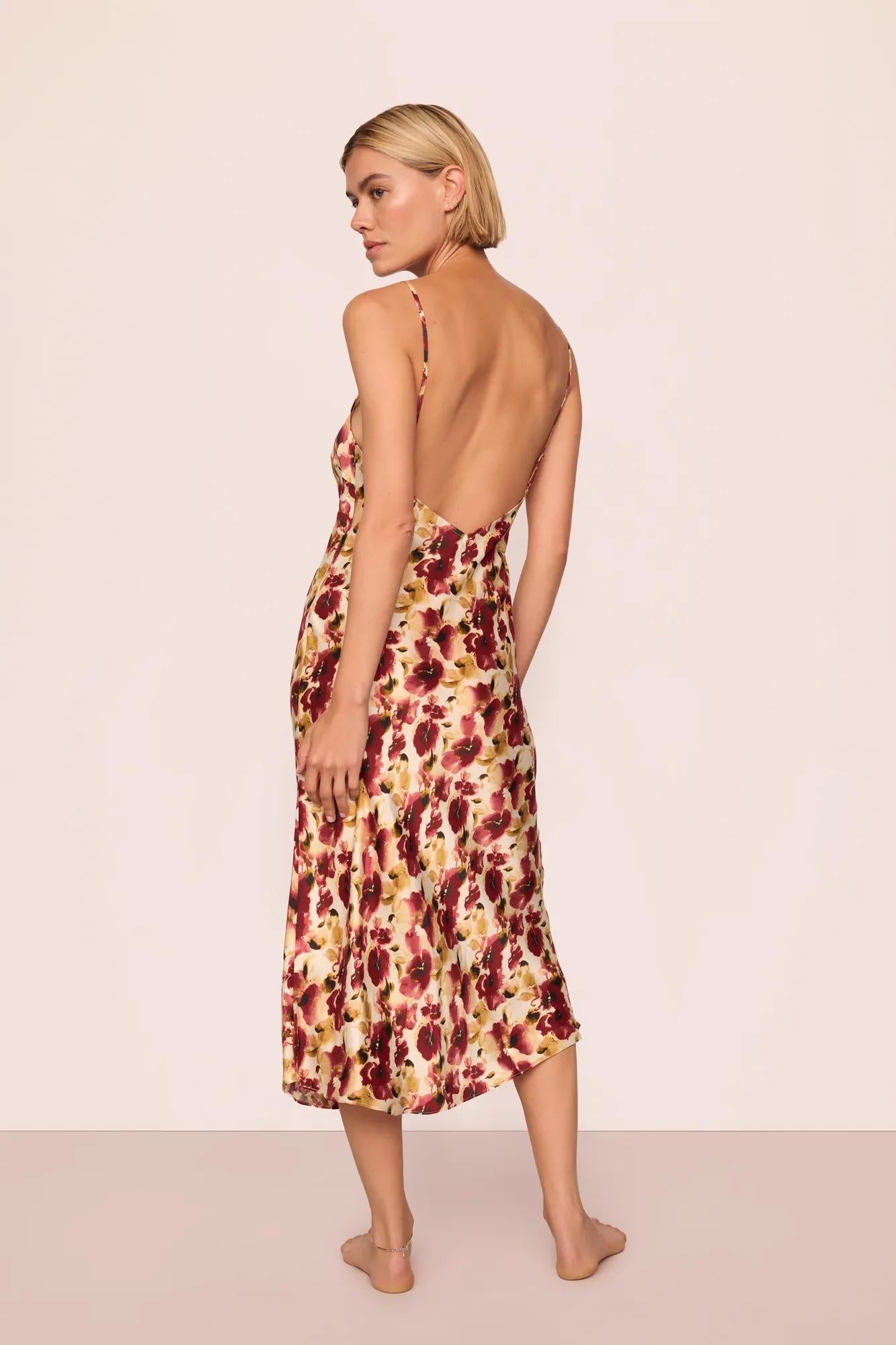 Eberjey x Lily Aldridge - Inez Washable Silk Printed Slip