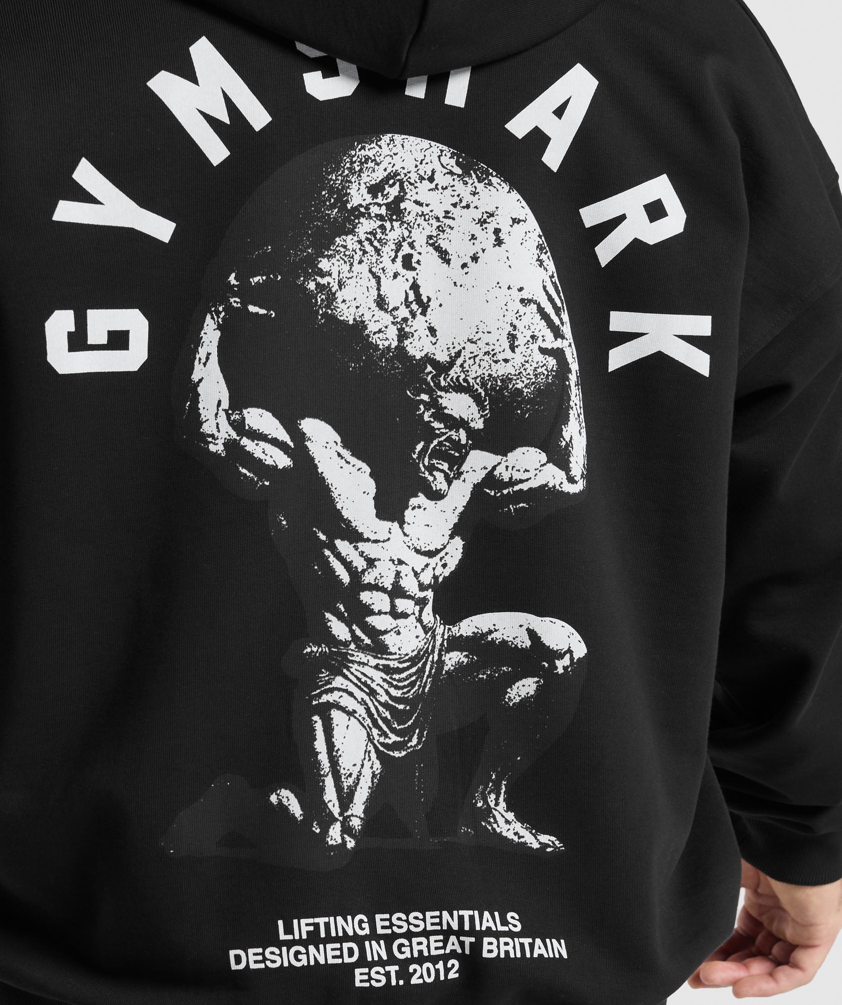 Gymshark Atlas Zip Up Hoodie - Black