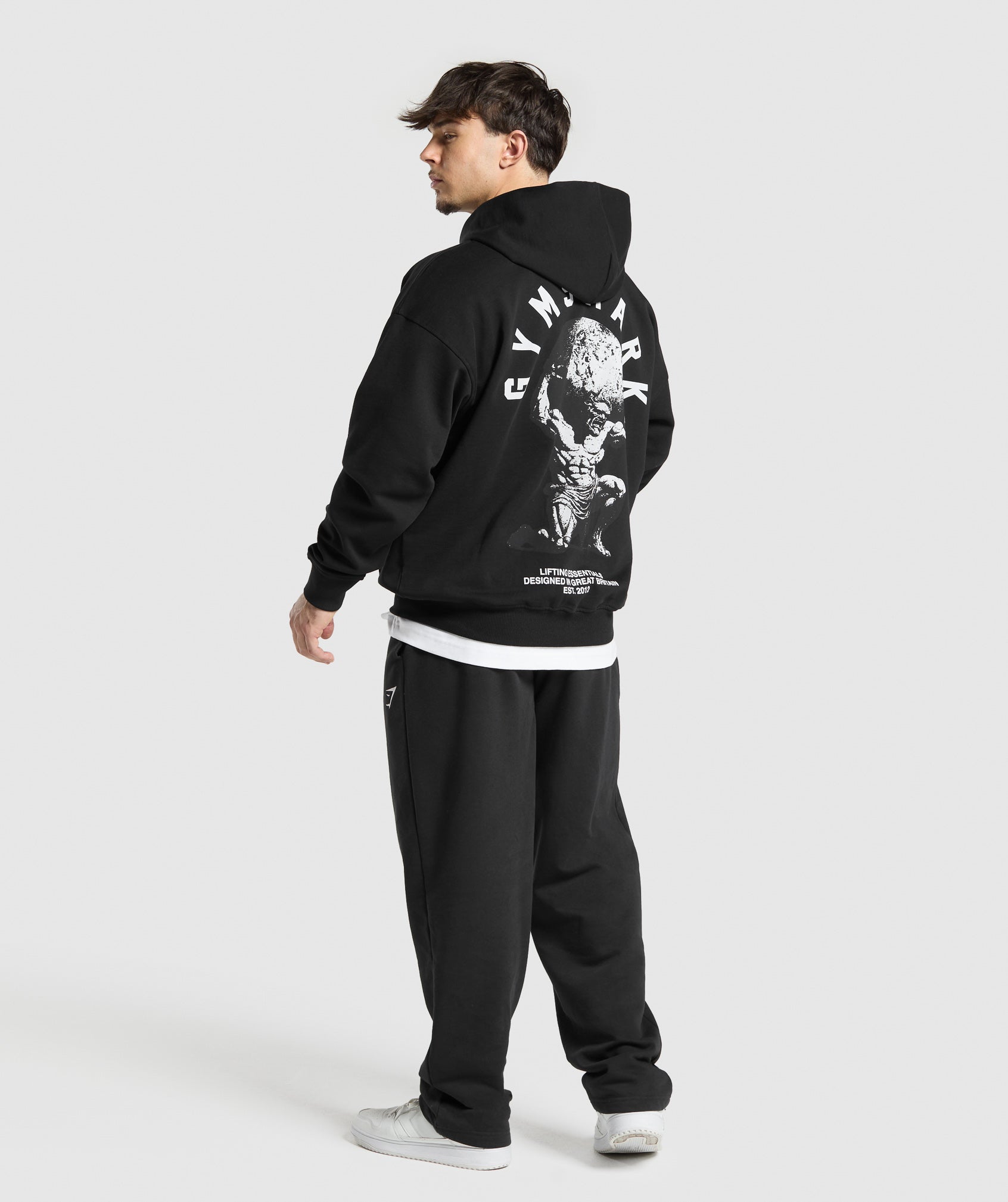 Gymshark Atlas Zip Up Hoodie - Black