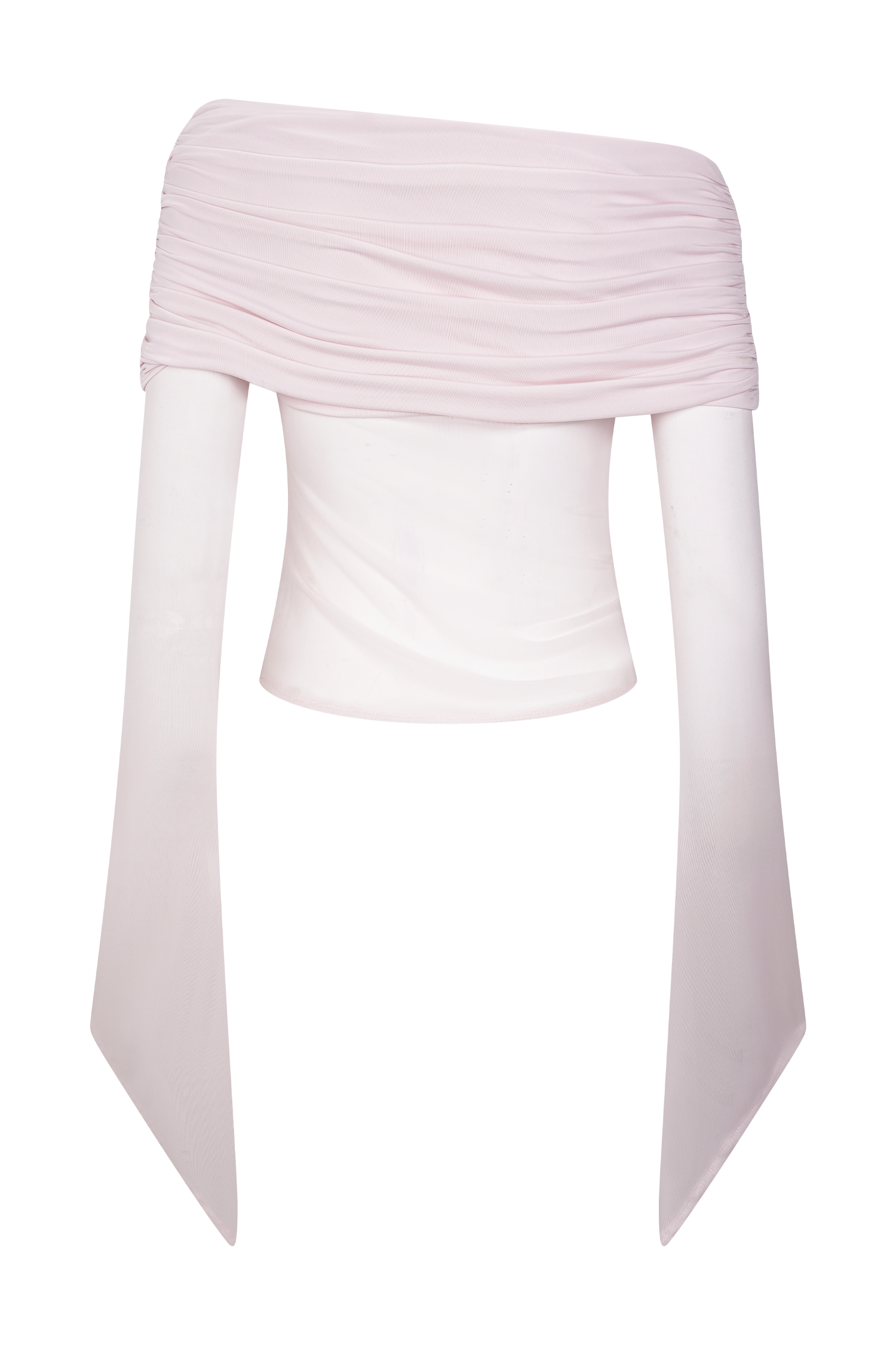 Dahlia One Shoulder Top - Pale Pink