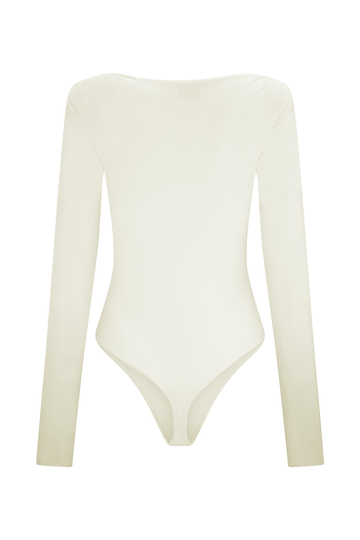 Elsie Shoulder Pad Bodysuit - Ivory
