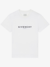 GIVENCHY REVERSE LOGO TEE WHITE