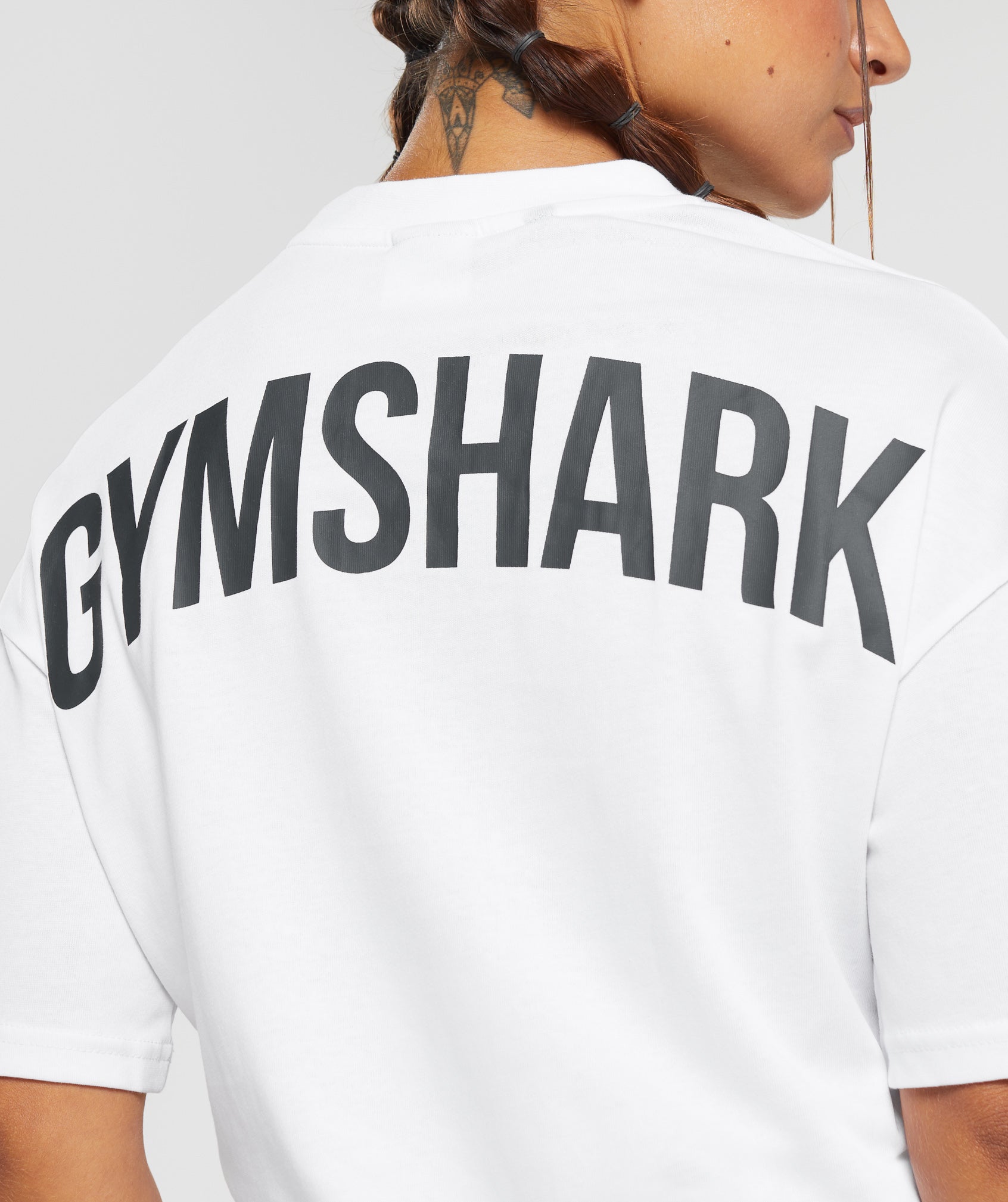 Power Oversized T-Shirt - White