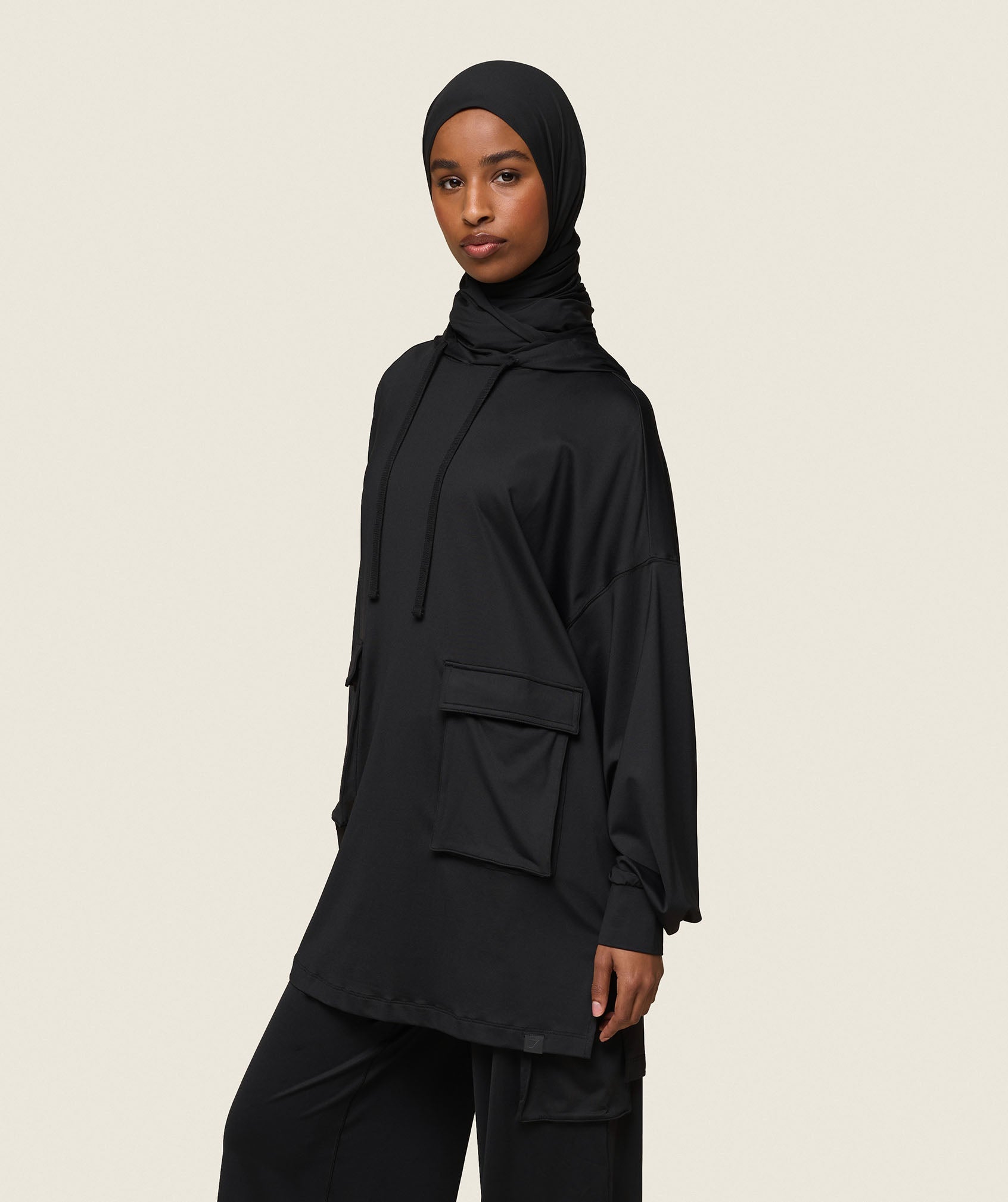 Gymshark GS x Leana Deeb Oversized Hoodie - Black