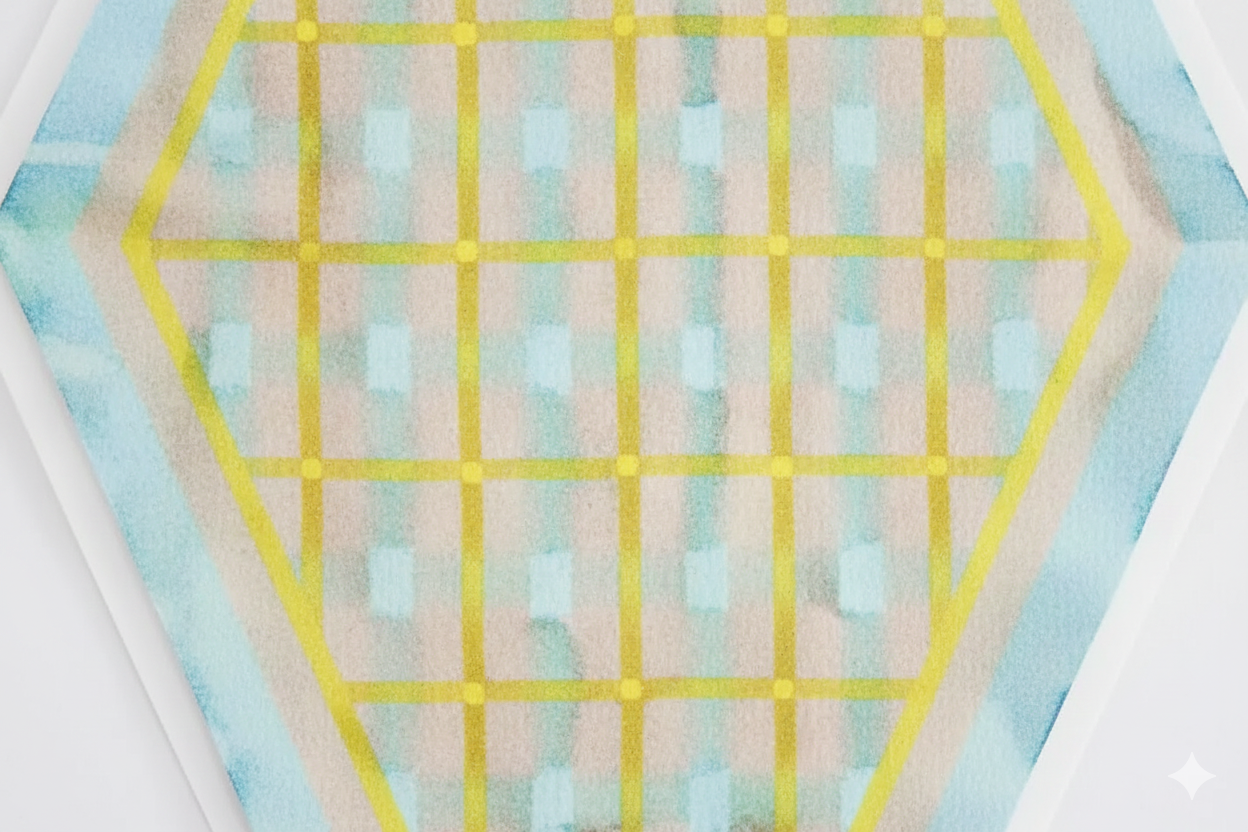 Maude Plaid Print Silk Diamond Scarf