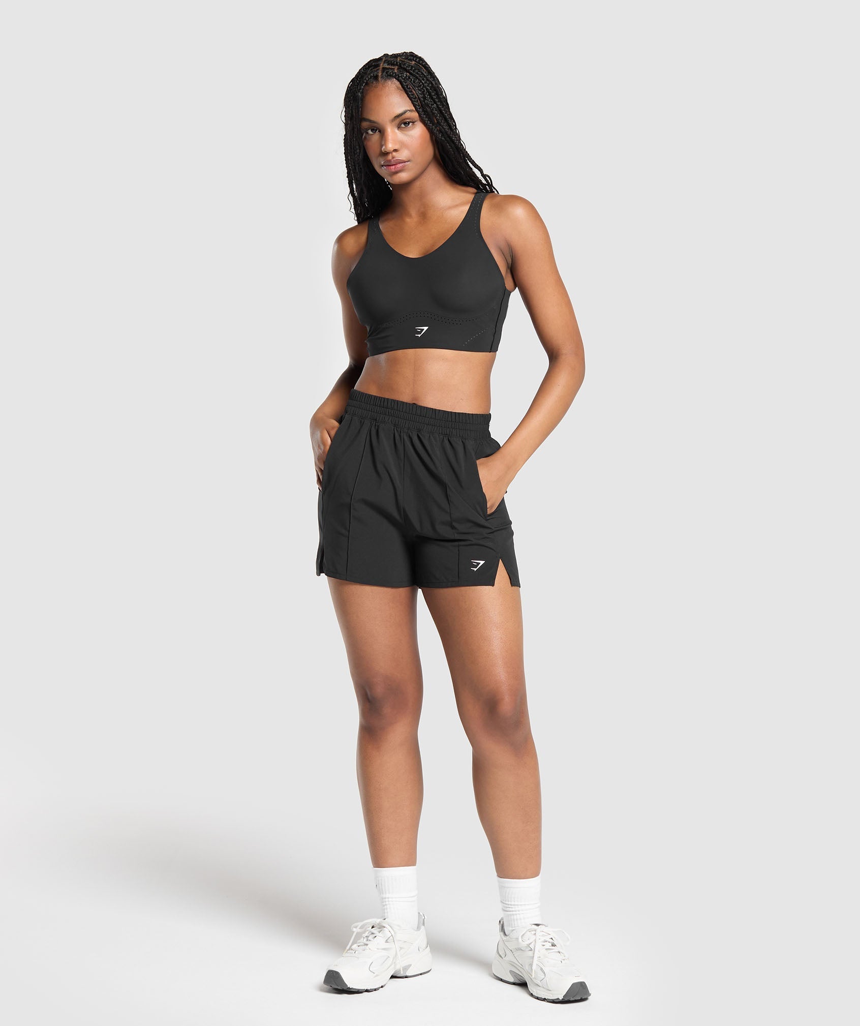 Gymshark Pintuck Shorts - Black