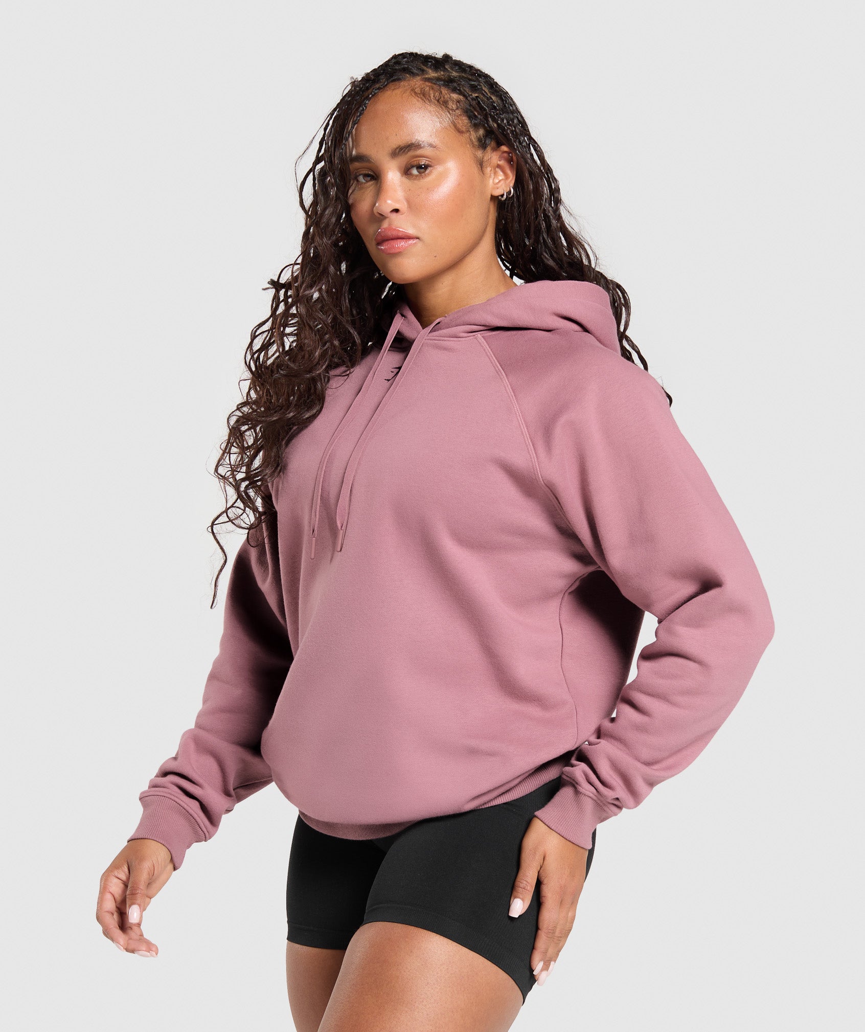 Gymshark Gritty Muscle Mommy Graphic Hoodie - Calm Pink