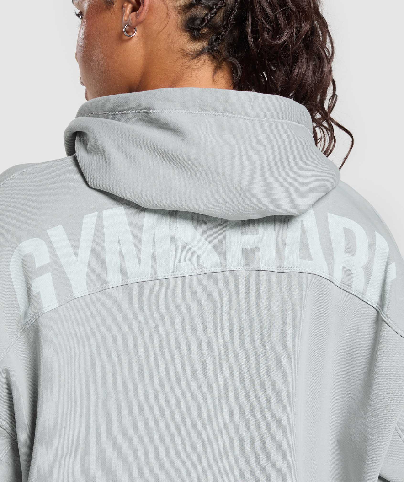 Gymshark Power Hoodie - Silver Grey