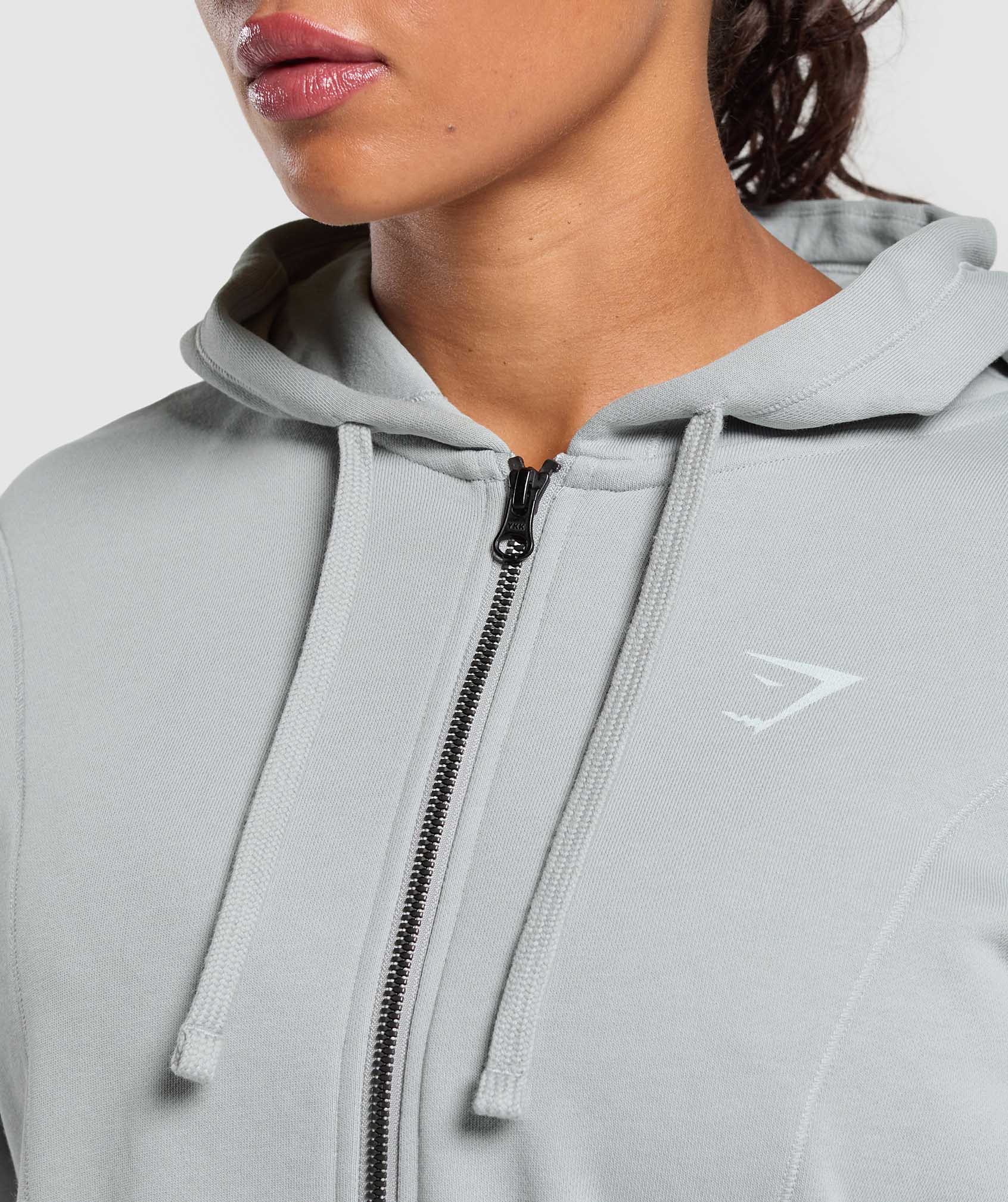 Gymshark Power Hoodie - Silver Grey
