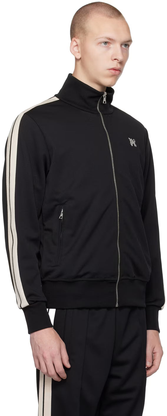 Black Monogram Track Jacket