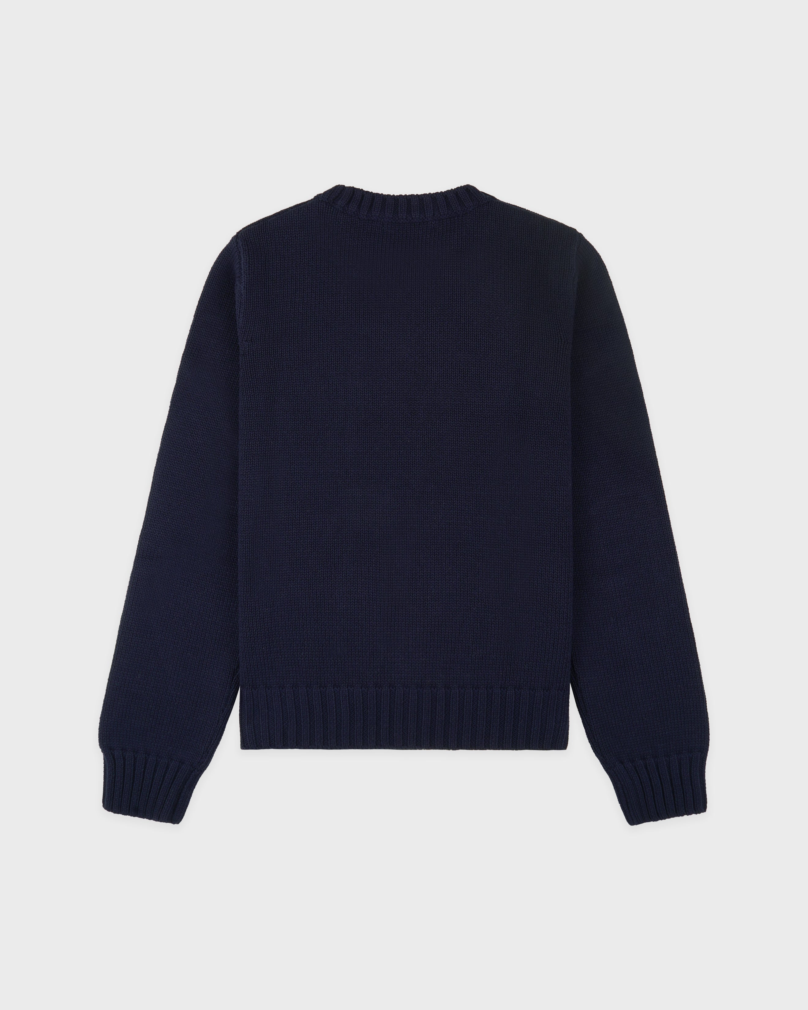 Heritage Yankees Serif Knitted Sweater - Navy/Ecru