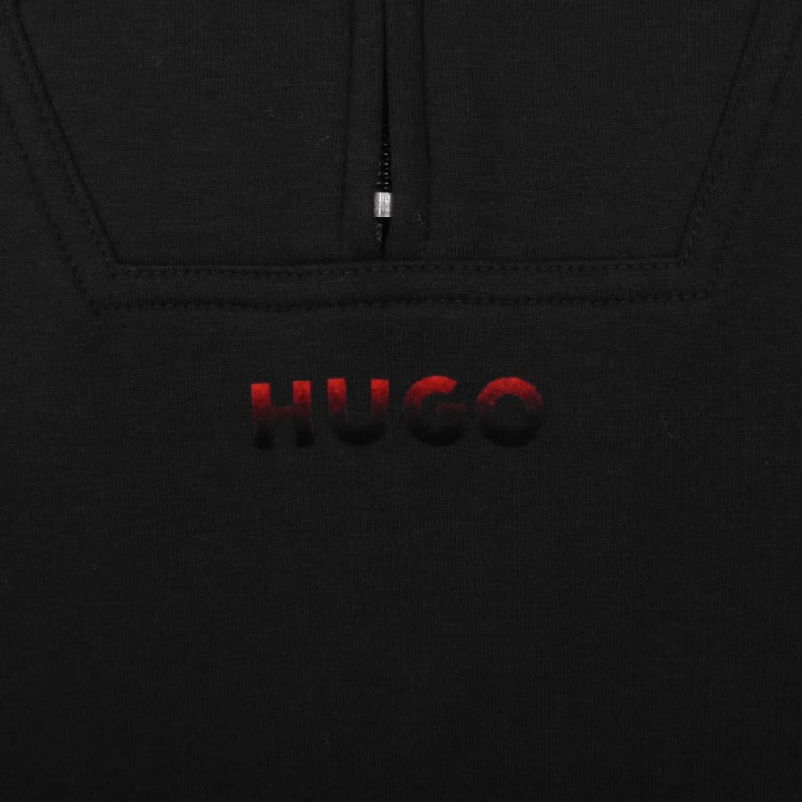 HUGO Atlas Half Zip Sweatshirt Black