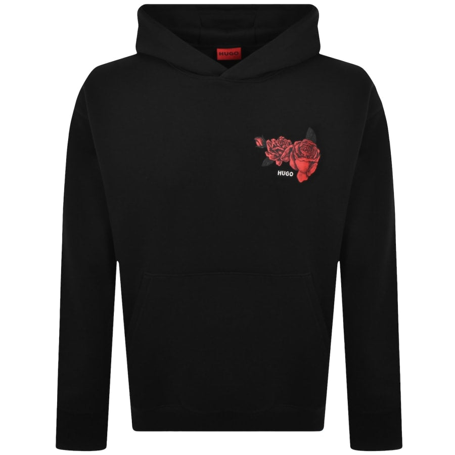 HUGO Dagethood Hoodie Black