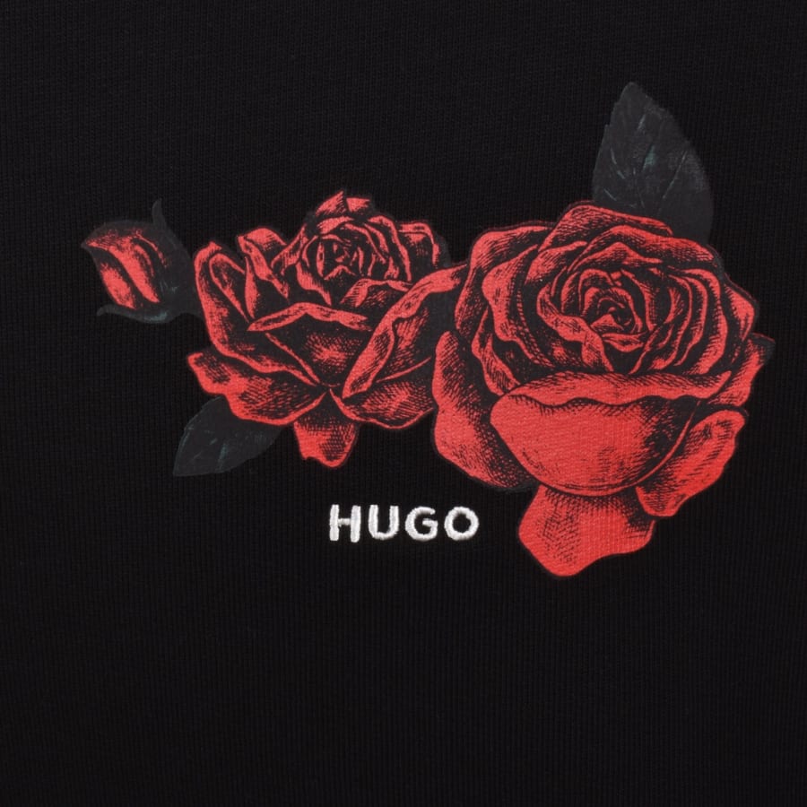 HUGO Dagethood Hoodie Black