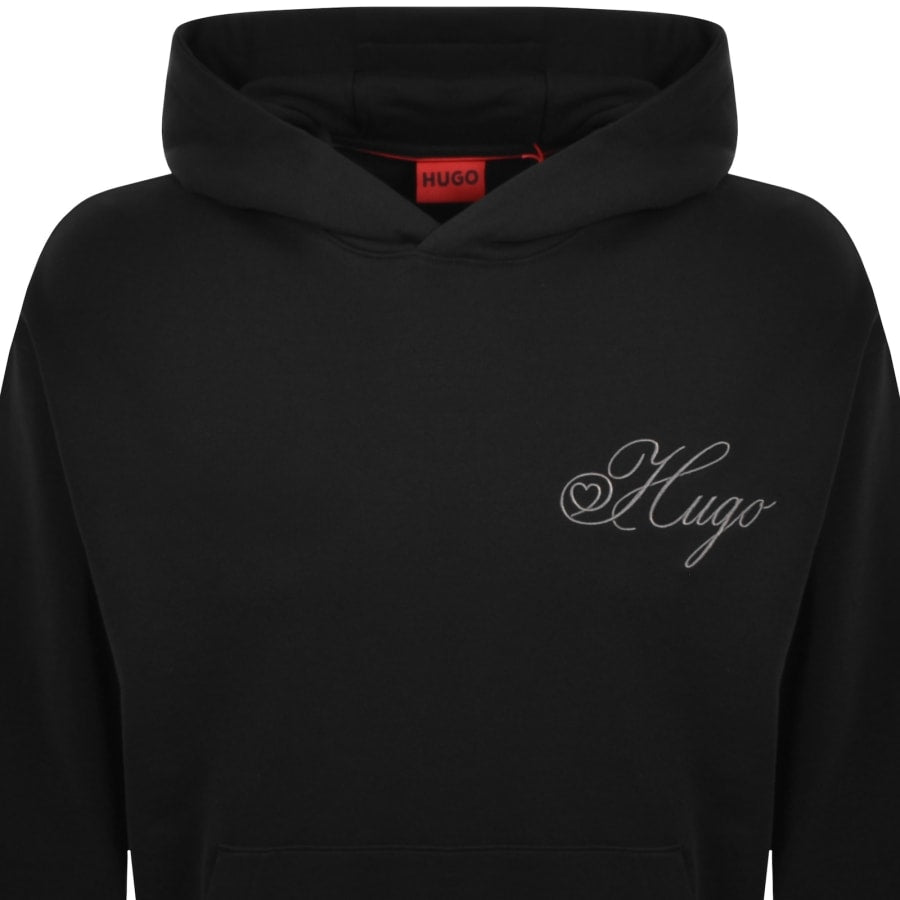 HUGO Dalento Hoodie Black