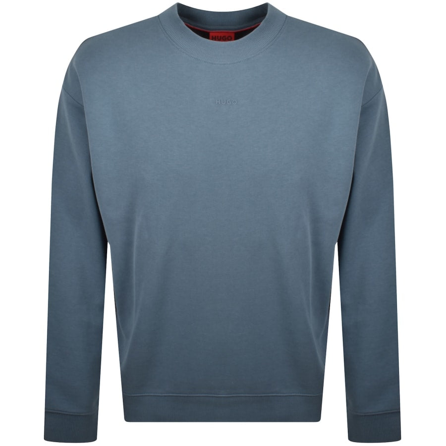 HUGO Dapocrew Relaxed Fit Sweatshirt Blue