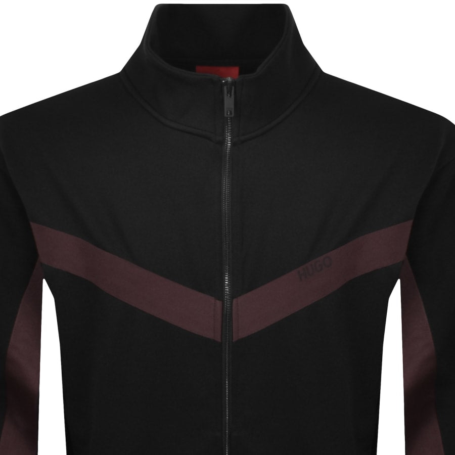 HUGO Darti Full Zip Sweatshirt Black